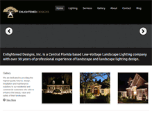 Tablet Screenshot of enlighteneddesigns.com